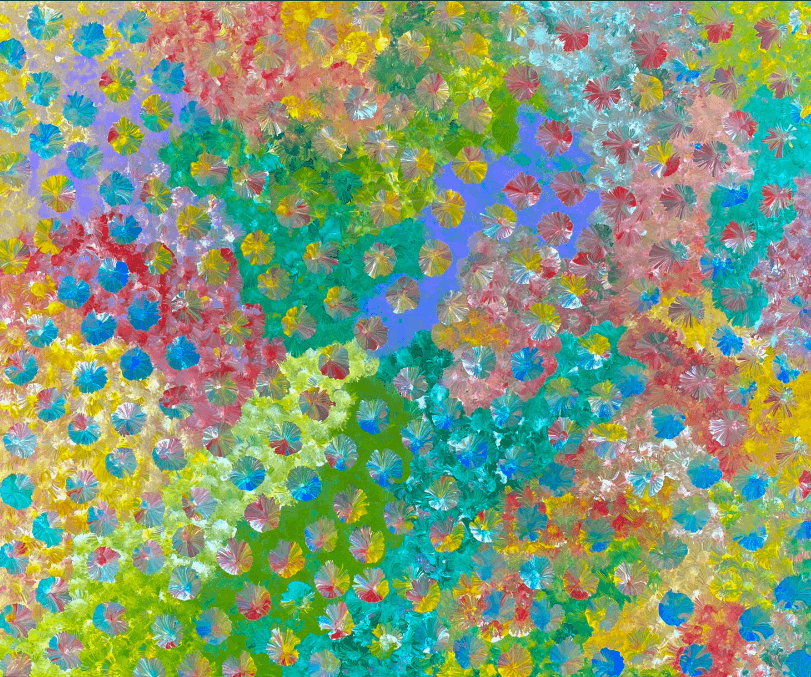 Anna Pitjara Petyarre Aboriginal Art Indigenous Art Australian Art Yam Flower Artist Utopia Culture Based in Darwin (Australia)