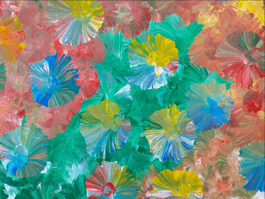Anna Pitjara Petyarre Aboriginal Art Indigenous Art Australian Art Yam Flower Artist Utopia Culture Based in Darwin (Australia)