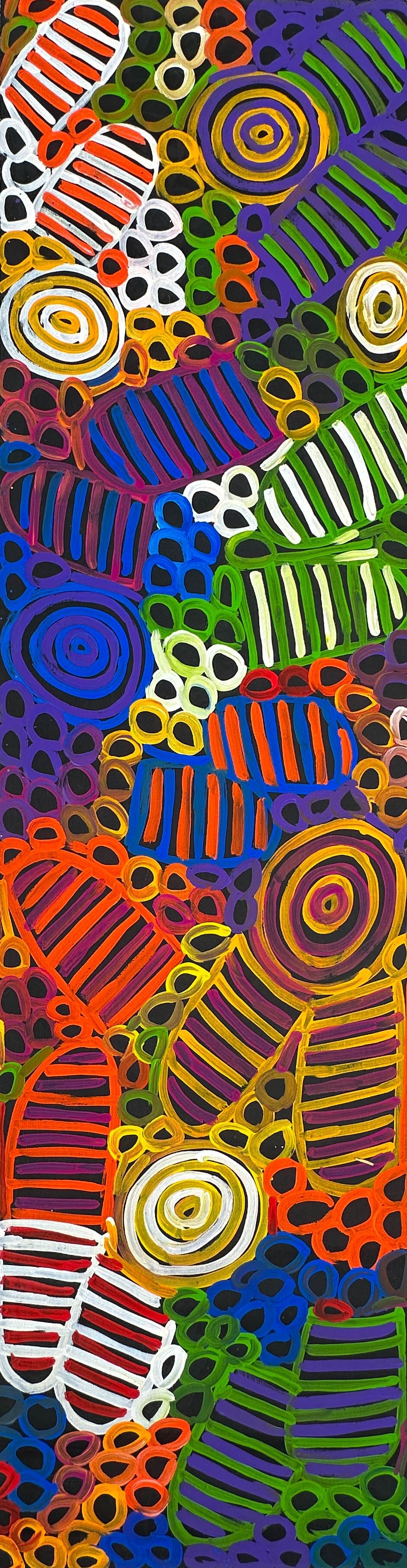 Betty Club Mbitjana, Utopia, Anwekety, Awelye, Women’s Dreaming, Art for Sale, Indigenous Art for sale, Aboriginal art for sale, Australian Art, art for sale, painting for sale, art décor, interior décor, décor, womens ceremony, art work, art gallery, Altyerre Aboriginal Art, Darwin Art Gallery, Utopia, Utopian artist, art, painting, Ethical art, original art, direct from the artist, family business, famous artist, art lover, iconic art, art story, female artist, minnie pwerle, symbolism, iconography, women