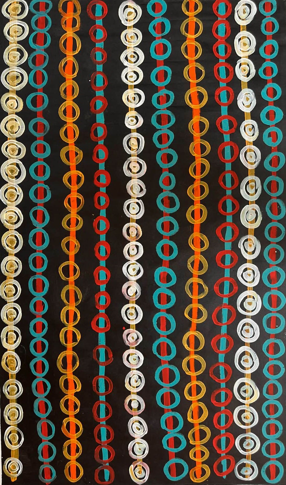 Betty Club Mbitjana, Utopia, Anwekety, Awelye, Women’s Dreaming, Art for Sale, Indigenous Art for sale, Aboriginal art for sale, Australian Art, art for sale, painting for sale, art décor, interior décor, décor, womens ceremony, art work, art gallery, Altyerre Aboriginal Art, Darwin Art Gallery, Utopia, Utopian artist, art, painting, Ethical art, original art, direct from the artist, family business, famous artist, art lover, iconic art, art story, female artist, minnie pwerle, symbolism, iconography, women
