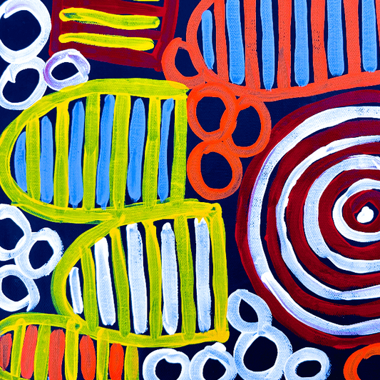 Betty Club Mbitjana, Utopia, Anwekety, Awelye, Women’s Dreaming, Art for Sale, Indigenous Art for sale, Aboriginal art for sale, Australian Art, art for sale, painting for sale, art décor, interior décor, décor, womens ceremony, art work, art gallery, Altyerre Aboriginal Art, Darwin Art Gallery, Utopia, Utopian artist, art, painting, Ethical art, original art, direct from the artist, family business, famous artist, art lover, iconic art, art story, female artist, minnie pwerle, symbolism, iconography, women