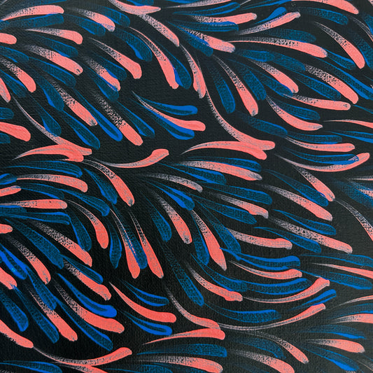 Gloria Tamerre Petyarre, Bush Medicine Leaves, Utopia, Art for Sale, Painting for Sale, Indigenous Art, Aboriginal Art, Australian Art, Darwin Art Gallery, Altyerre Aboriginal Art, Darwin Based Gallery, famous indigenous artist, aboriginal dreaming, interior décor, home décor, interior decorating