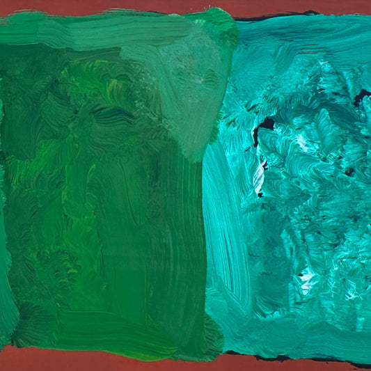 Kudditji Kngwarreye + Utopia + My Country + Abstract Art + Contemporary Art + Indigneous Art + Aboriginal Art + Australian Art + Darwin Based Gallery + Blue + Green + Art Collector + Interior Design + Art + Painting +
