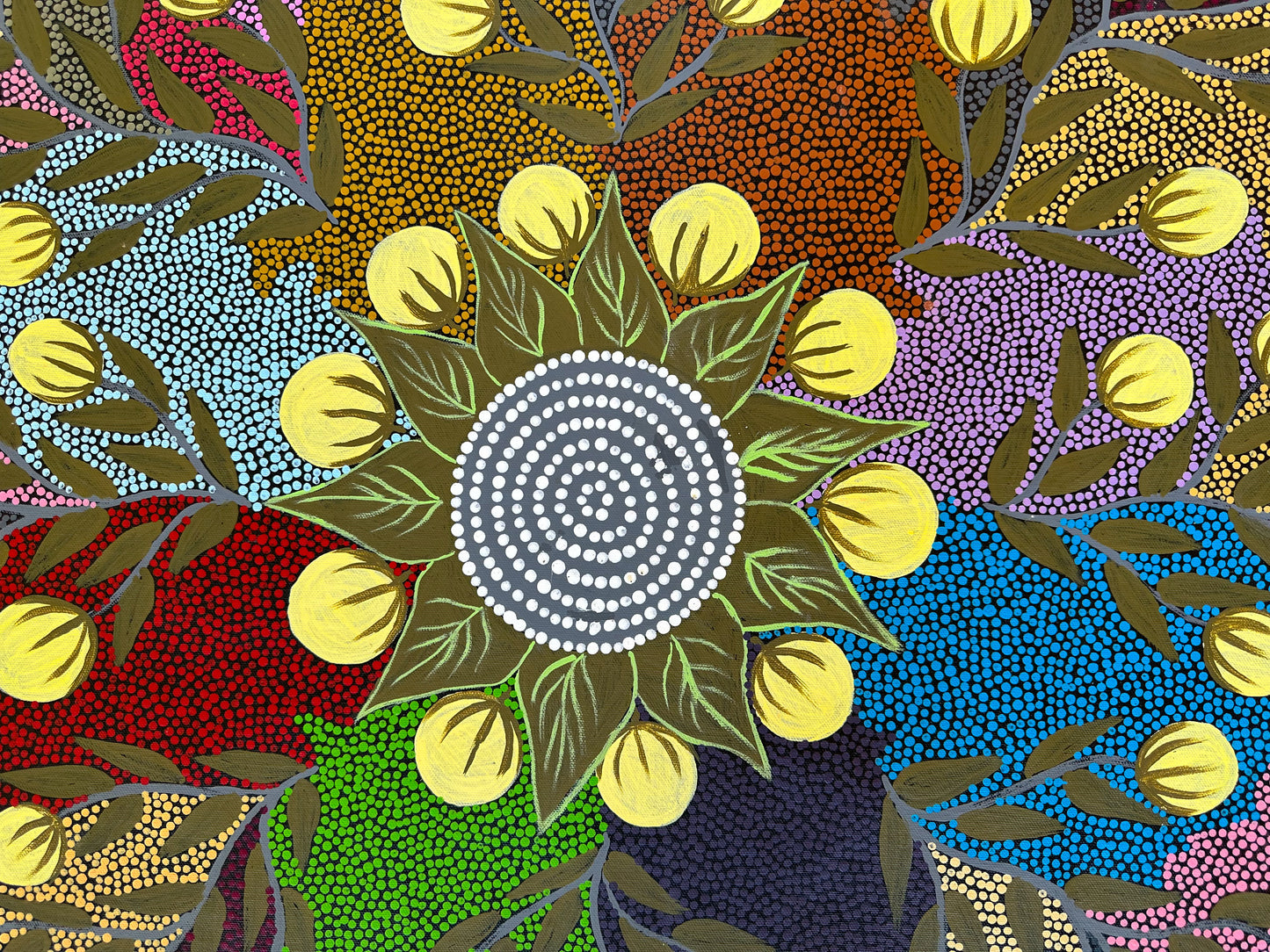 KAY WILLIS NAPURRULA - Bush Tomato and Witchety Grub Dreaming