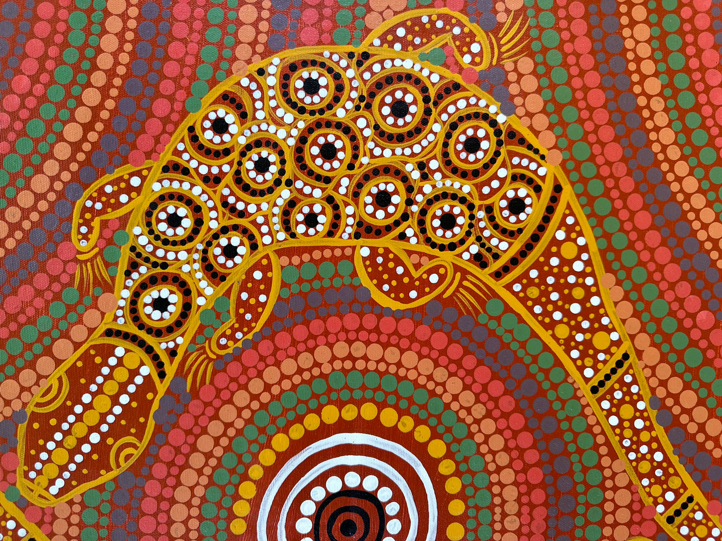 LINDA NAKAMARRA QUINN - Two Goanna's Mating