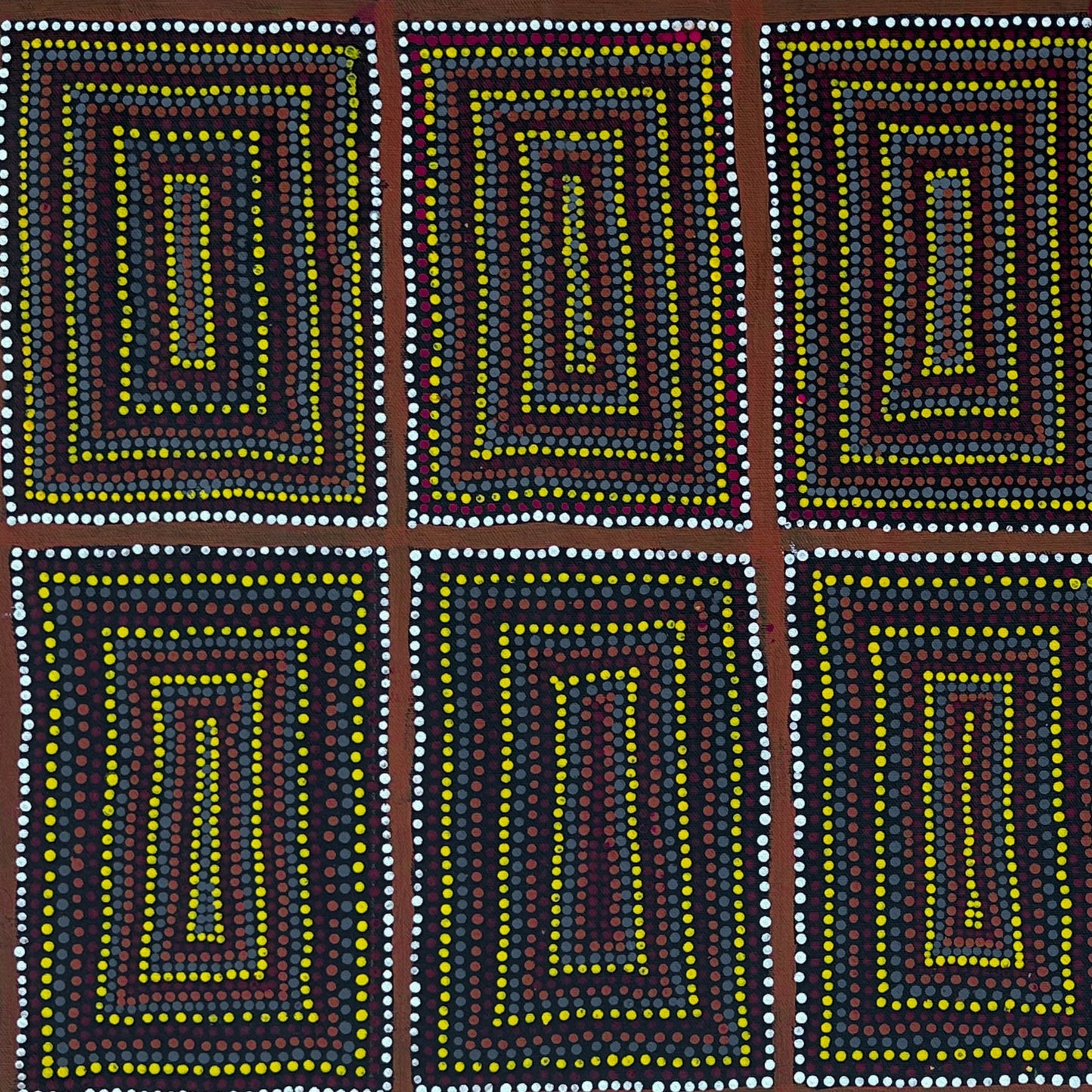Margaret Price Penangke Utopia Indigenous Art Aboriginal Art Australian Art Dot Art Painting Darwin Based Gallery Ochre Colours
