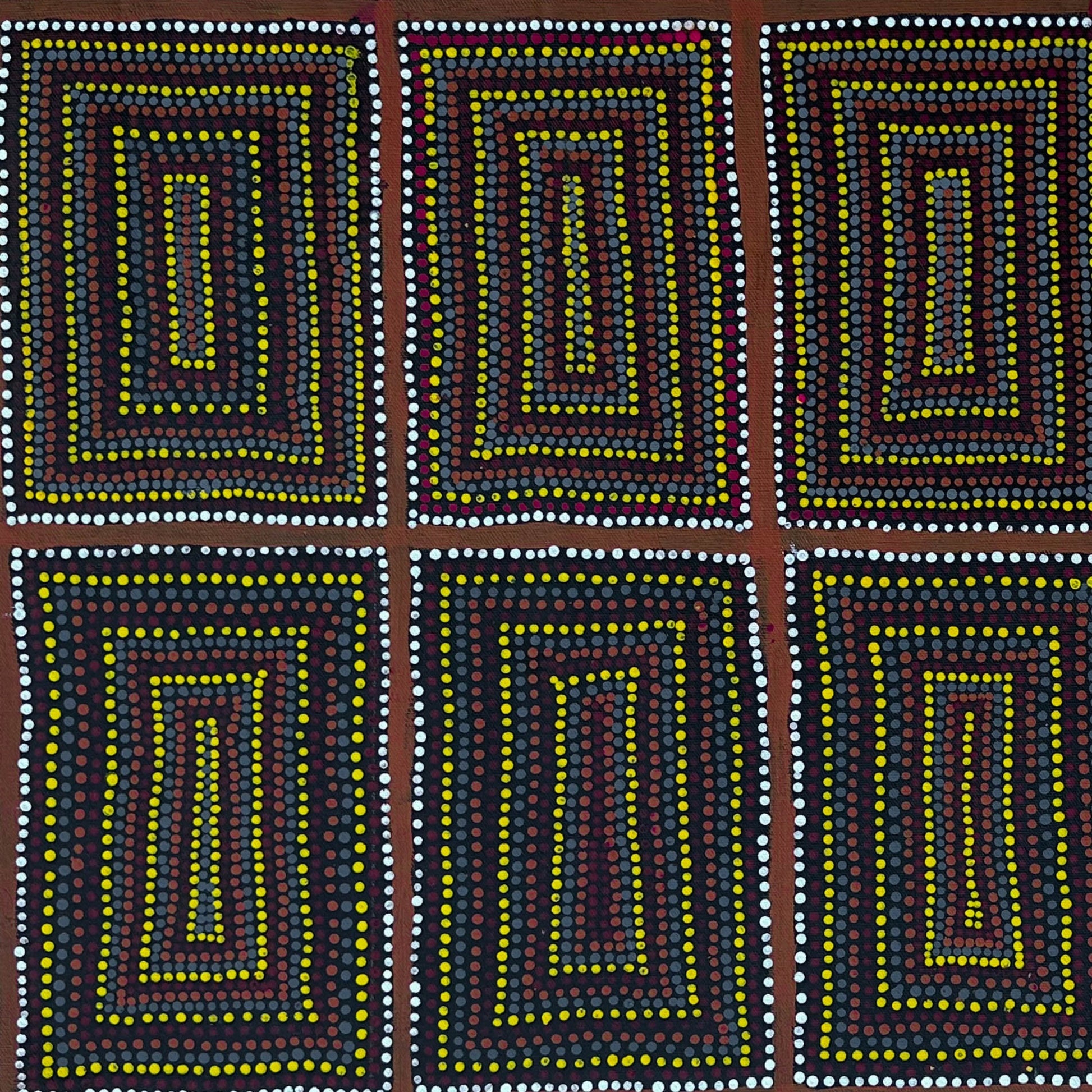 Margaret Price Penangke Utopia Indigenous Art Aboriginal Art Australian Art Dot Art Painting Darwin Based Gallery Ochre Colours