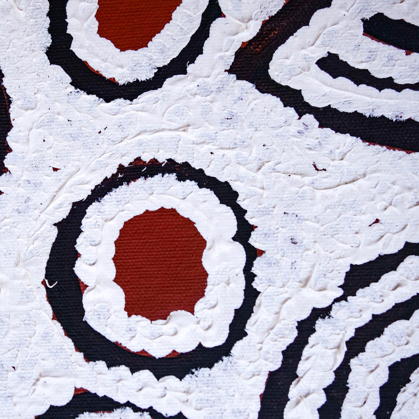 Ningura Napurrula Gibson + Wirrulnga Ningura Naparrula Gibson + Wirrulnga + Western Desert Art + Australian Art + Aboriginal Art + Indigenous Art + Dreaming + Art Story + Art for Sale + Painting for Sale + Art Collector + famous indigenous artist + Kintore + Pintupi + Musee Du Quai Branly + paris + Australian Stamp + Art Gallery + Altyerre Aboriginal Art + Décor + Interior Design + Wall Art + Famous Artist +  Art Story + painting + artwork