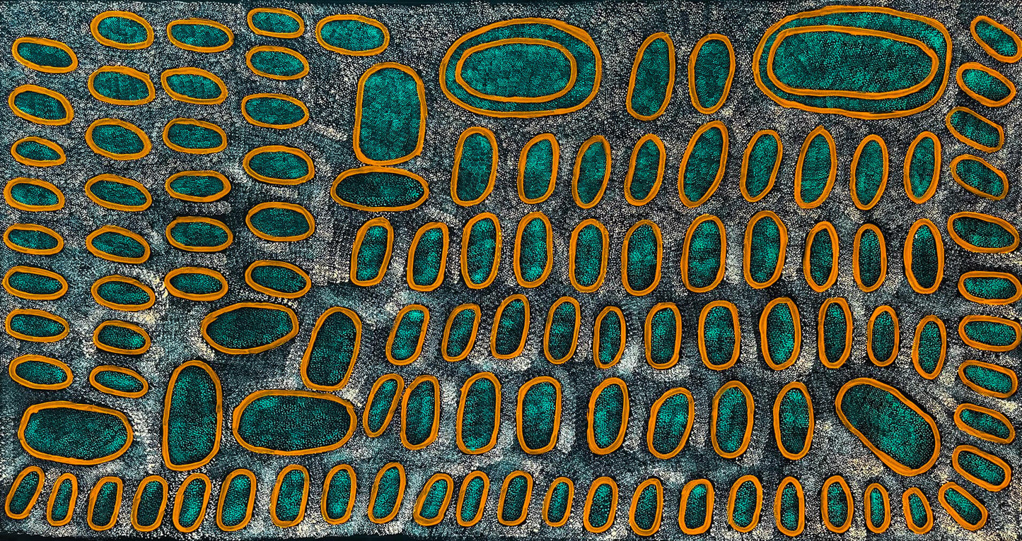 Buy Authentic Aboriginal Art Online - Ngoia Pollard Napaltjarri's Masterpiece