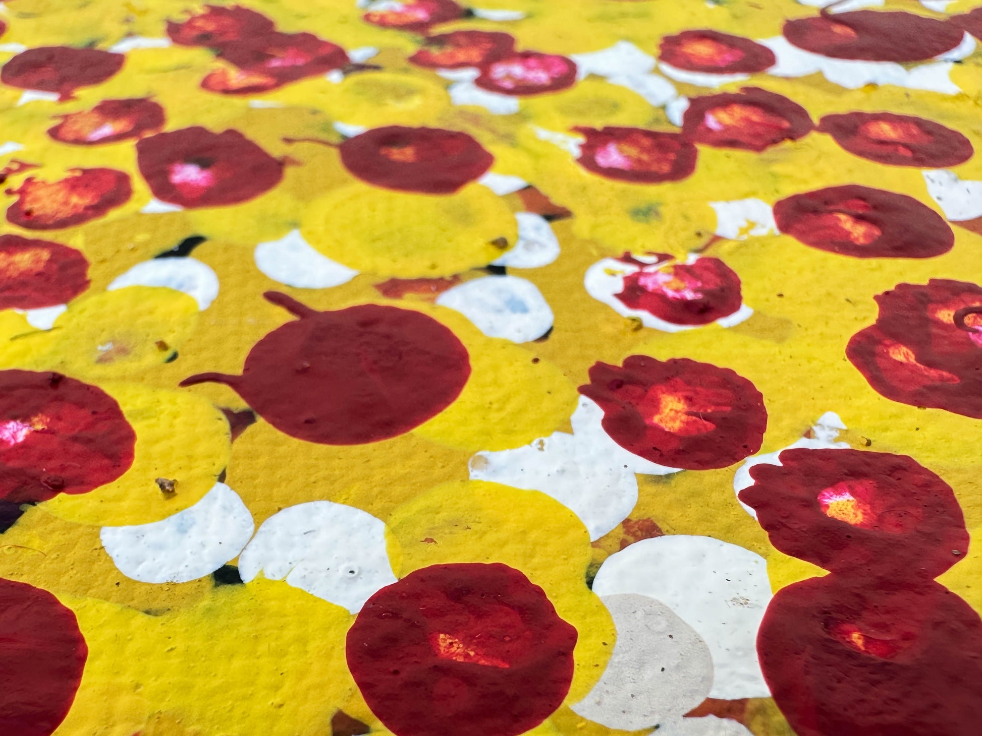 Polly Nelson Nangala Ngal + Ngale + Utopia + Dot Paintinng + dot artwork + Indigenous art + aboriginal art + australian art + bush plum dreaming + home + HOME DECOR + interior design + interior designer + decor + darwin based gallery + online gallery + family owned business + traditional art + art for sale + painting for sale