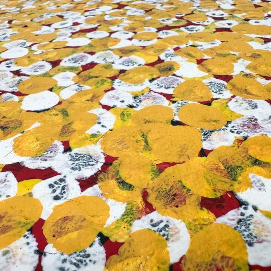 Polly Nelson Nangla, Polly Ngale, Polly Ngal, Utopia artist, Indigenous art, Aboriginal Art, Australian Art, Bush Plum dreaming, dot painting, dot art, art for sale, painting for sale, indigenous art for sale, aboriginal art for sale, altyerre aboriginal art, art décor, interior décor, interior design, colourful, home décor, office décor, art collector, Darwin gallery, art gallery, northern territory, family business, bush tucker, bush food, interior designer, wall art, bush plum dreaming