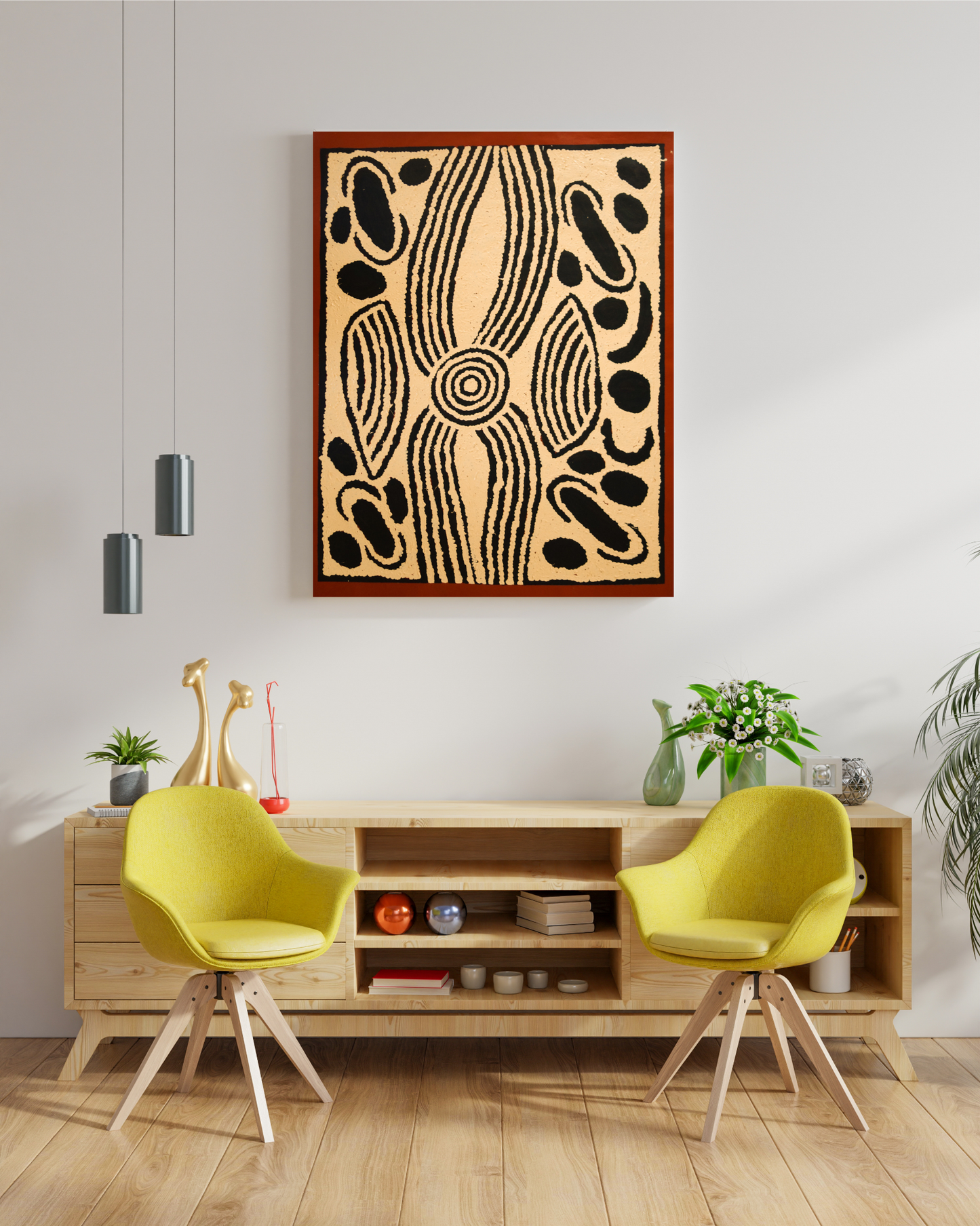 Ningura Napurrula Gibson + Wirruluga + traditional Art + Aboriginal Art + Indigenous Art + Darwin Based Galllery + Iconography + Symbolism + Pintupi + Art + Painting + Art Story