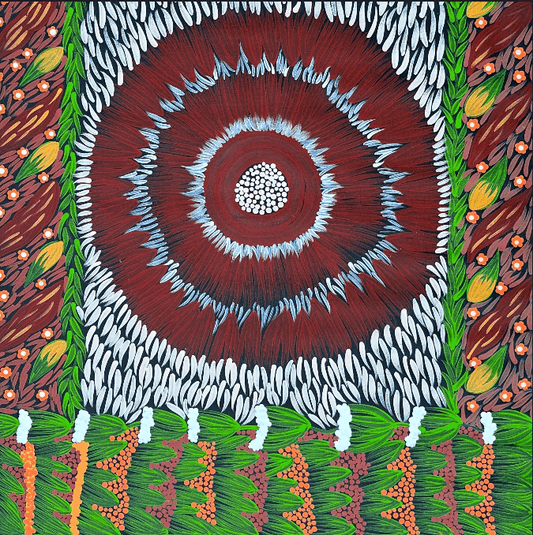 Mary Napangardi Jones Amunturngu Mt Liebig Aboriginal Art Australian Art Indigenous Art Traditional Art Painting Contemporary Art Beautiful art