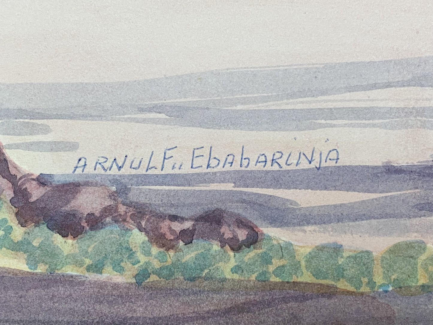 ARNULF EBATARINJA - Central Australian Landscape
