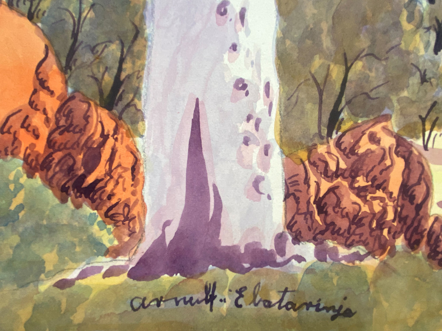 ARNULF EBATARINJA - Central Australian Landscape