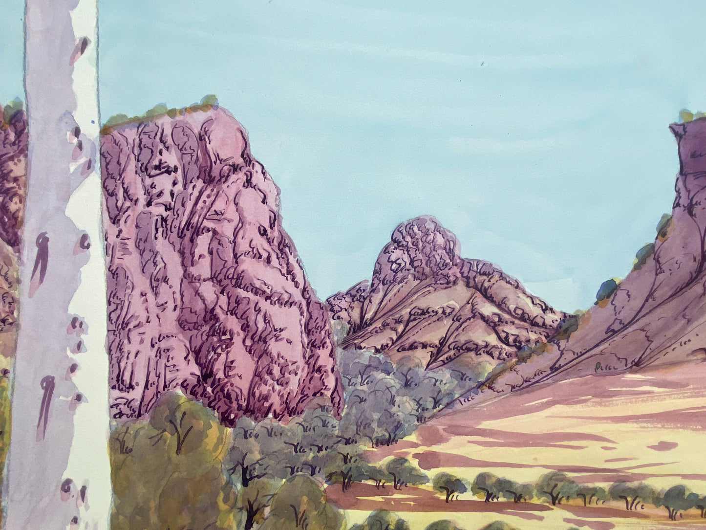 ARNULF EBATARINJA - Central Australian Landscape
