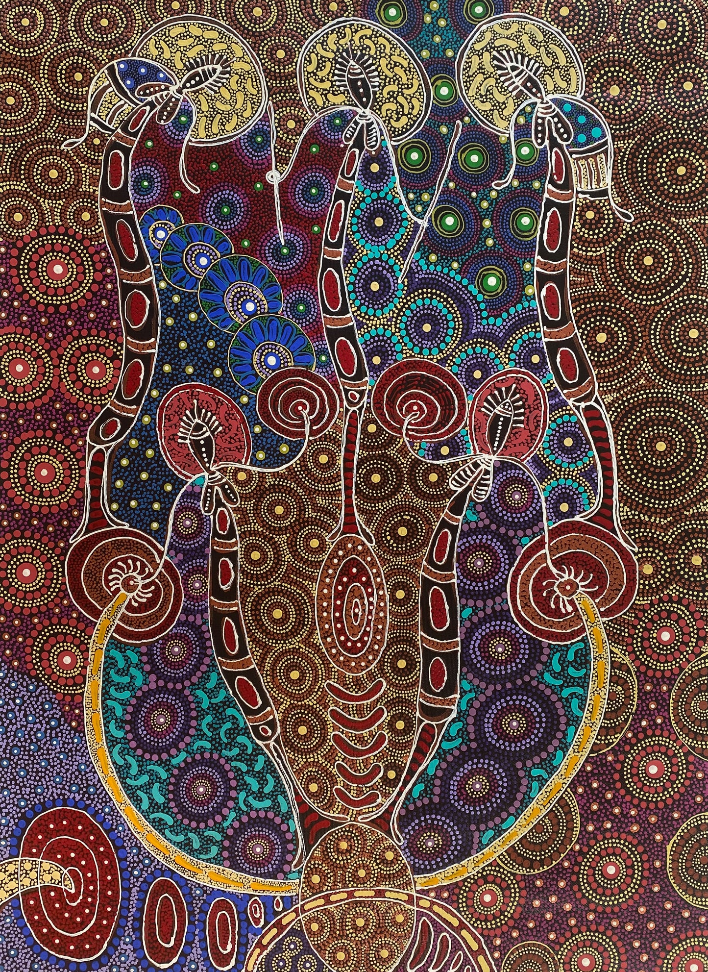 COLLEEN WALLACE NUNGARRAYI (NUNGARI) - Dreamtime Sisters