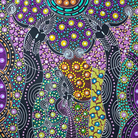COLLEEN WALLACE NUNGARRAYI (NUNGARI)  - Dreamtime Sisters