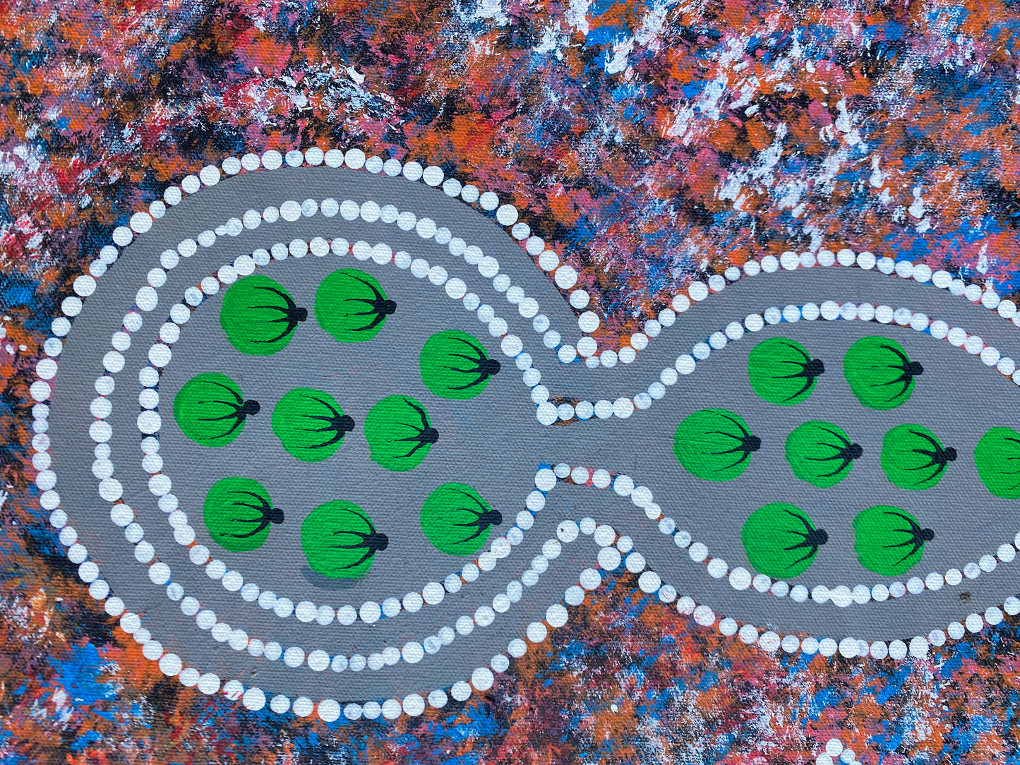 DOREEN DIXON (DICKSON) NAKAMARRA - Bush Tucker Dreaming