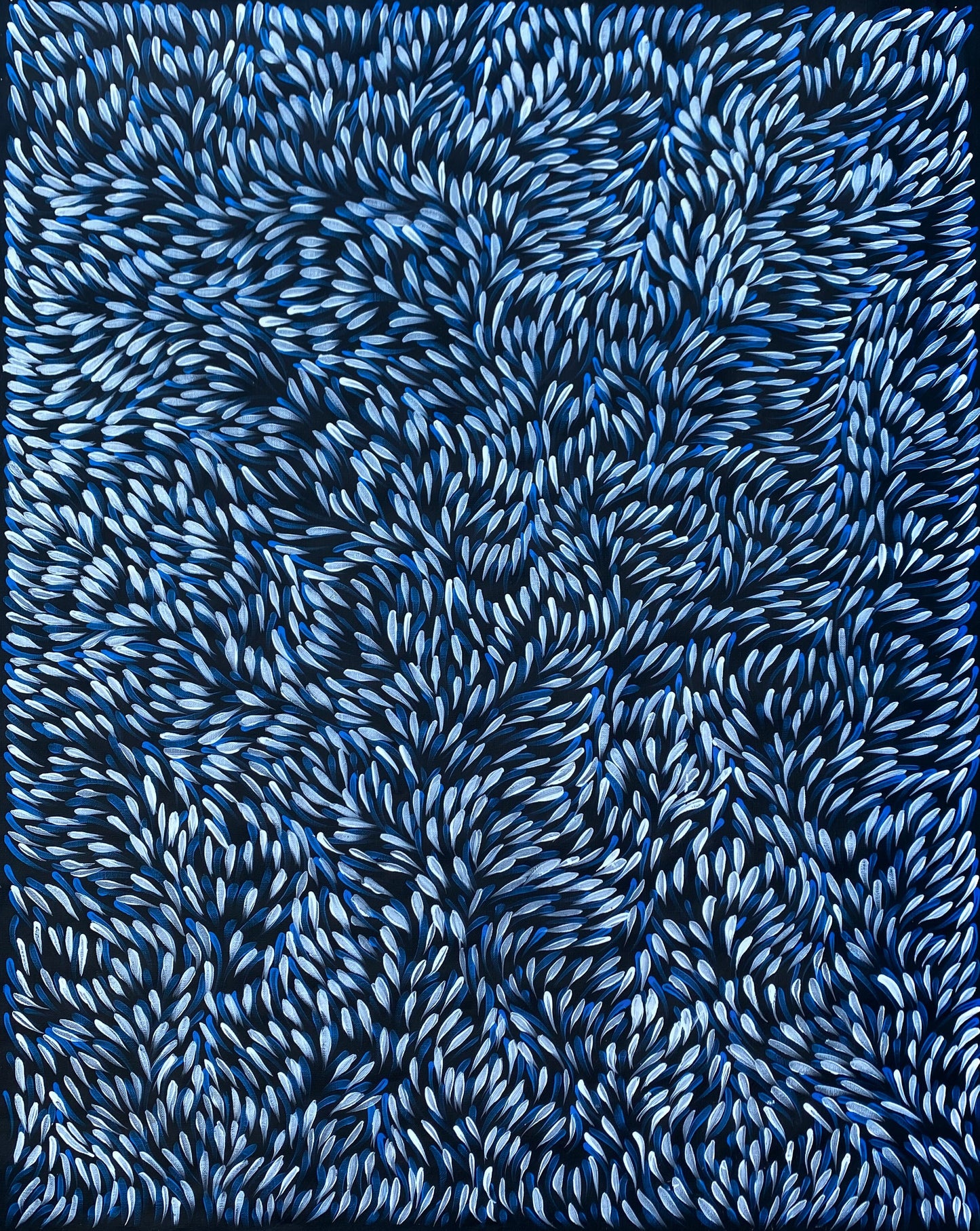 Gloria Tamerre Petyarre, Bush Medicine Leaves, Utopia, Art for Sale, Painting for Sale, Indigenous Art, Aboriginal Art, Australian Art, Darwin Art Gallery, Altyerre Aboriginal Art, Darwin Gallery, famous indigenous artist, aboriginal dreaming, interior décor, home décor, interior decorating, leaves, Iconic, office decor