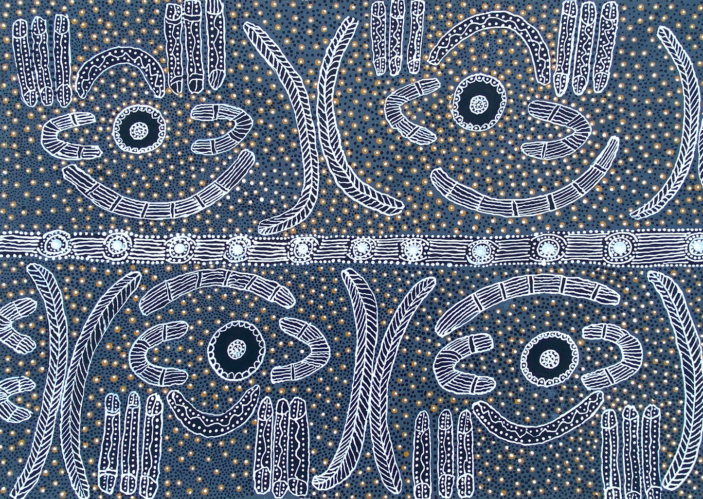 June Bird Nangala Ngale Petyarre Aboriginal Art Indigenous Art Australian Art Bush Plum Traditional Art Dot Art Painting Culture