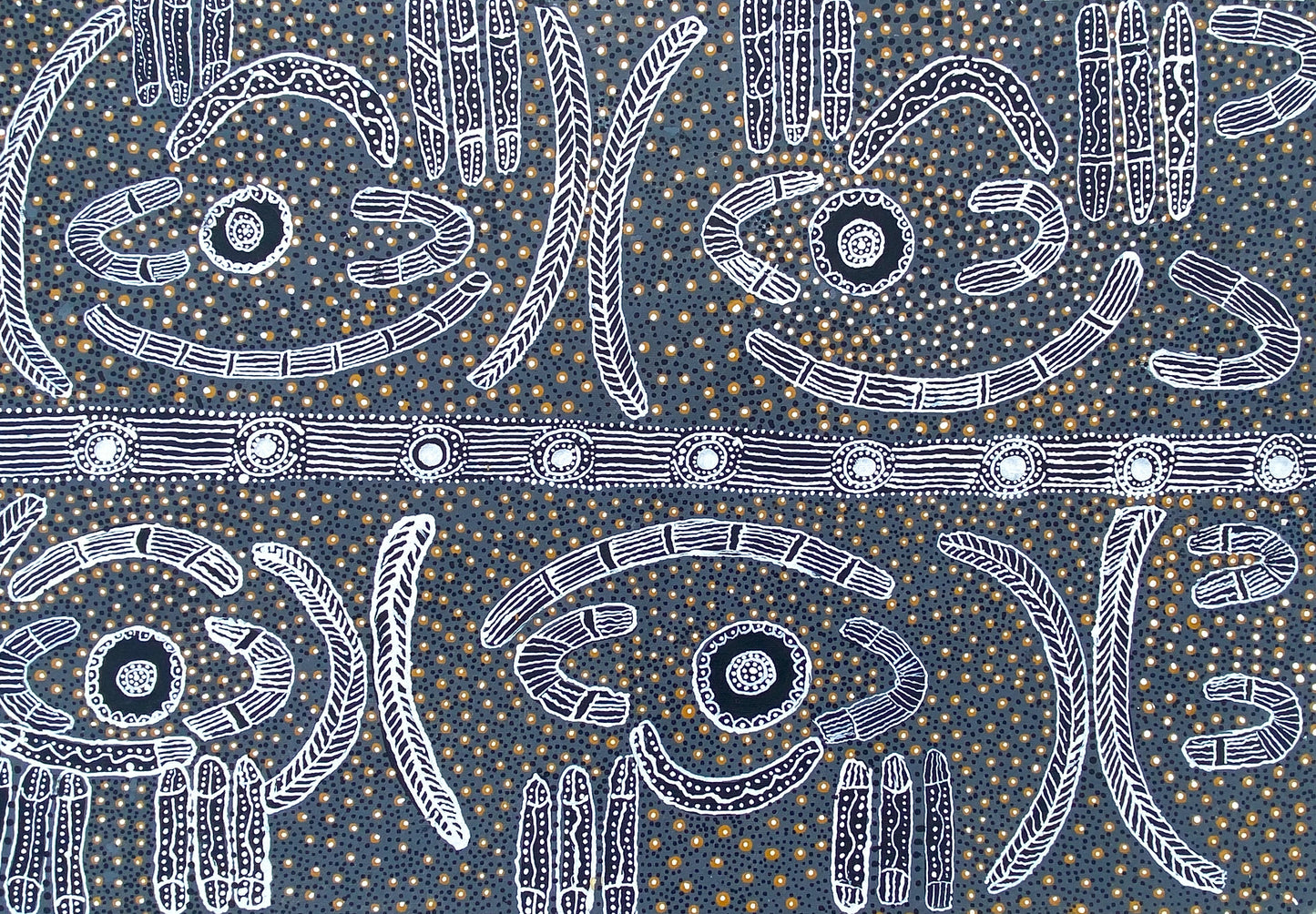 June Bird Nangala Ngale Petyarre Aboriginal Art Indigenous Art Australian Art Bush Plum Traditional Art Dot Art Painting Culture