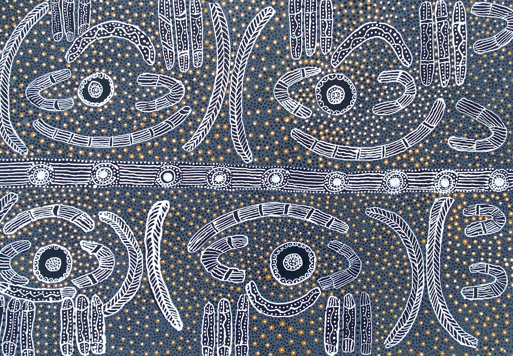 June Bird Nangala Ngale Petyarre Aboriginal Art Indigenous Art Australian Art Bush Plum Traditional Art Dot Art Painting Culture