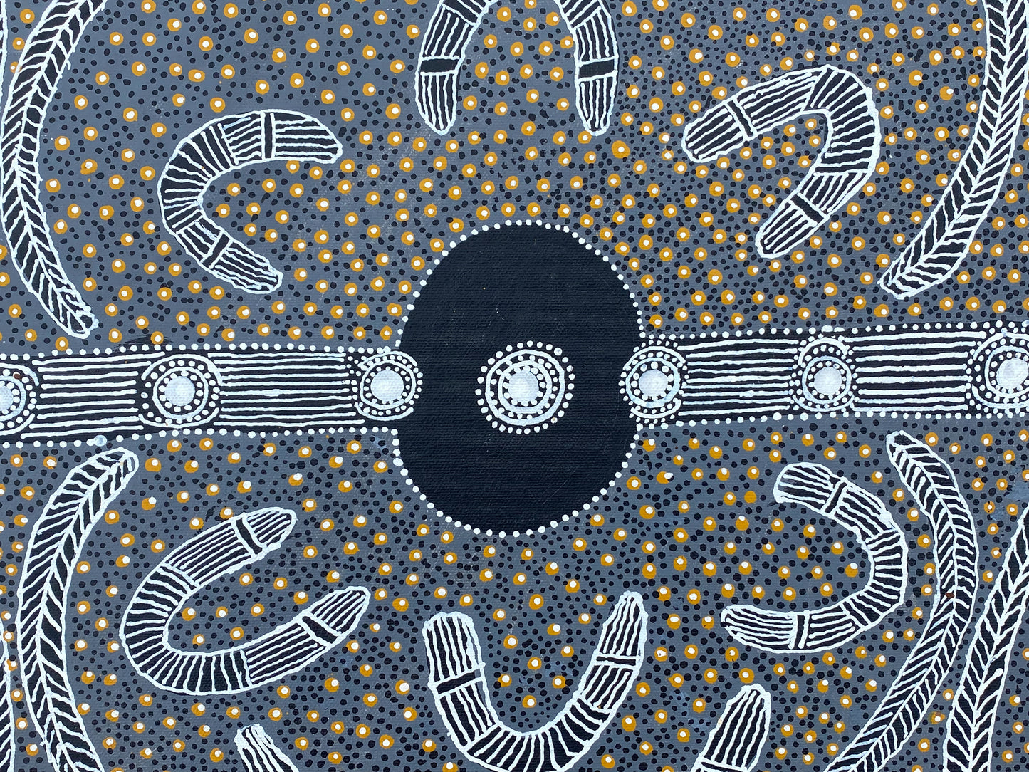 JUNE BIRD NANGALA - Women Celebrating Collecting Bush Plum