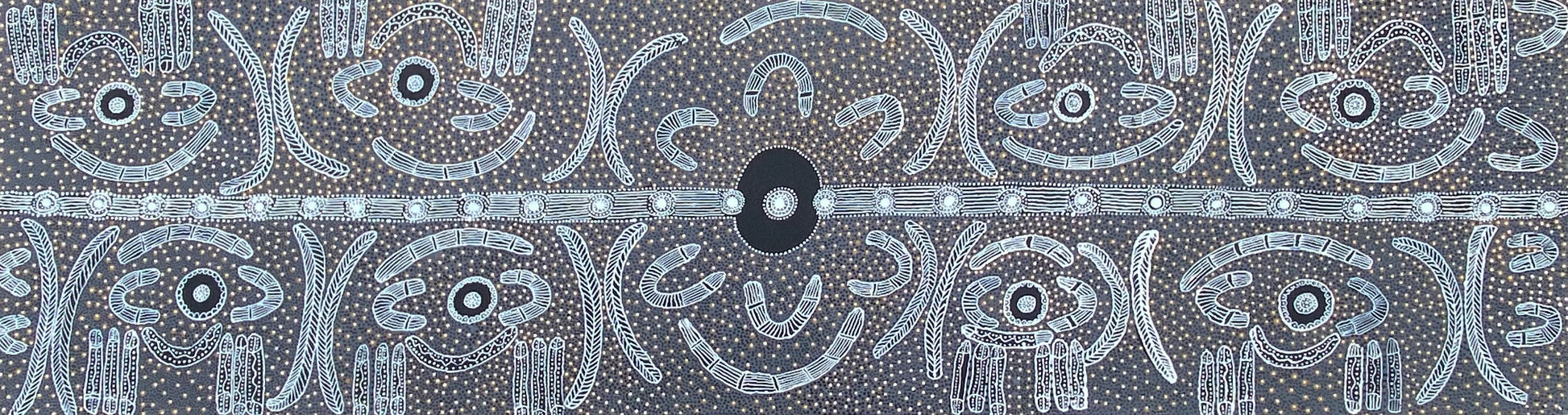 June Bird Nangala Ngale Petyarre Aboriginal Art Indigenous Art Australian Art Bush Plum Traditional Art Dot Art Painting Culture
