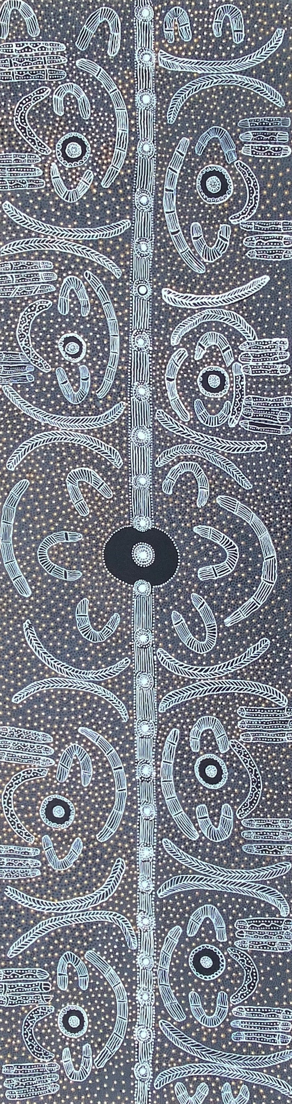 June Bird Nangala, Ngale, June Bird Petyarre, Ngale, Anmatyerre, Utopia, Dot art, Art, Painting, Art for sale, Indigenous Art for Sale, Painting for sale, Indigenous Painting, Australian Art, Aboriginal Art, Art Gallery, Altyerre Aboriginal Art, Darwin Gallery, Ethical Art, Authentic Art, Original Art, Art Collector, Art Story, Iconography, Symbols in Art, Art Story, Family Business, Traditional Art, Utopian Art, Art Story, Knowledge, Dreaming, Aboriginal Art for sale