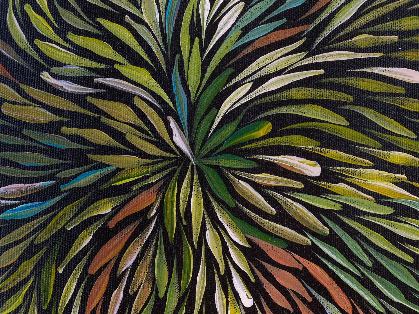 JEANNIE PITJARA PETYARRE - Bush Yam Leaves