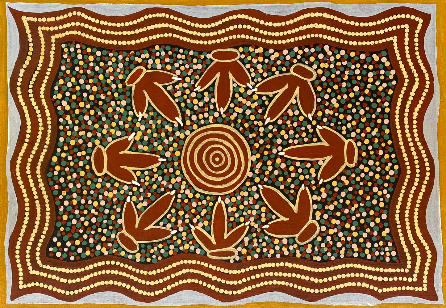 LYNETTTE GRANITES NAMPIJINPA - Emu Dreaming