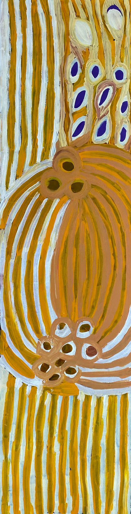 Makinti Napanangka, Western Desert, Pintupi, Indigenous art, Aboriginal art, Australian Art, Indigenous art for sale, art collector, dreaming, famous artist, art décor, interior décor, interior design, painting for sale, Darwin gallery, art gallery, altyerre aboriginal art, order or Australia, western desert art