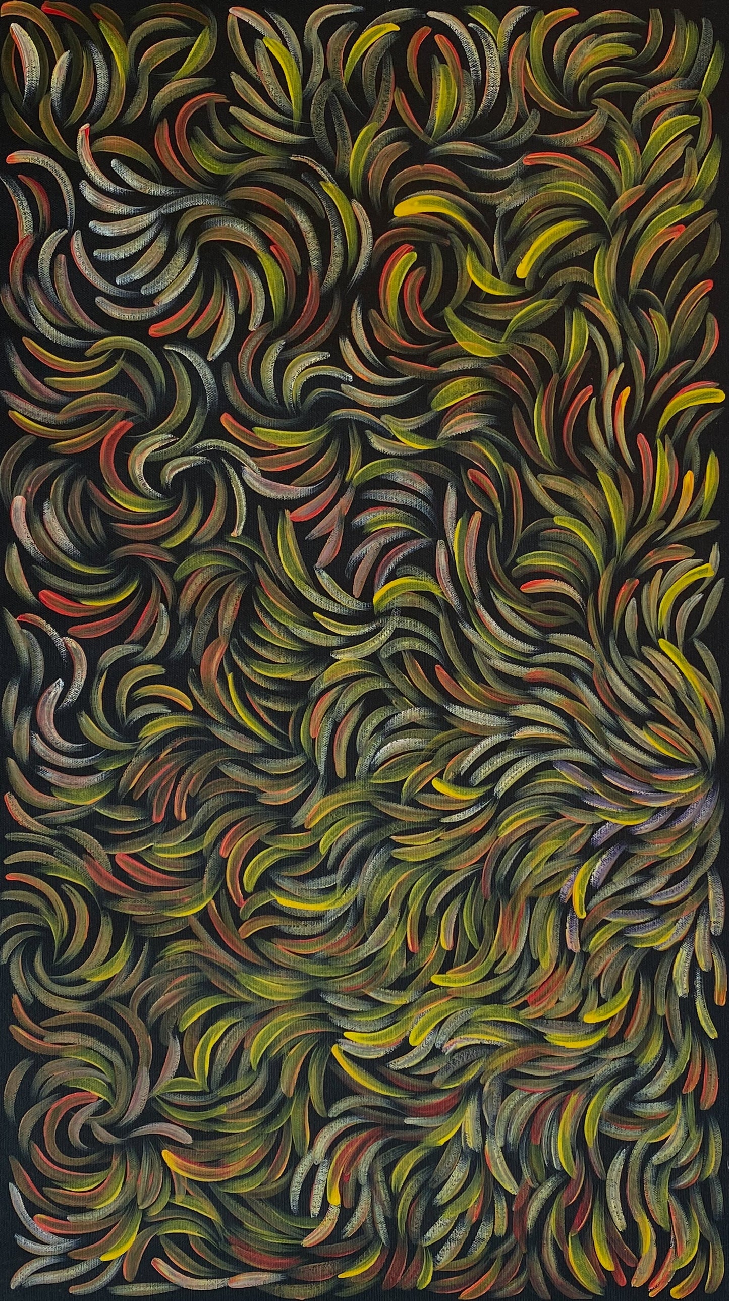 Margaret Scobie , Utopia, Indigenous art, Aboriginal Art, Australian Art, Bush Leaf Medicine, Altyerre Aboriginal Art, art, darwin gallery, indigenous painting for sale, aboriginal art for sale, Australian art for sale,