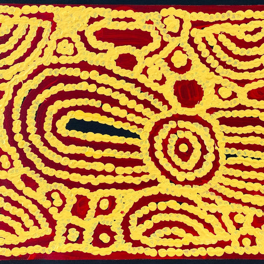 Ningura Naparrula Gibson + Pintupi + Indigenous Art + Aboriginal Art + Traditional Art + Australian Art + Iconography + Symbolism + Darwin Based Gallery + Art Story + Art + Painting