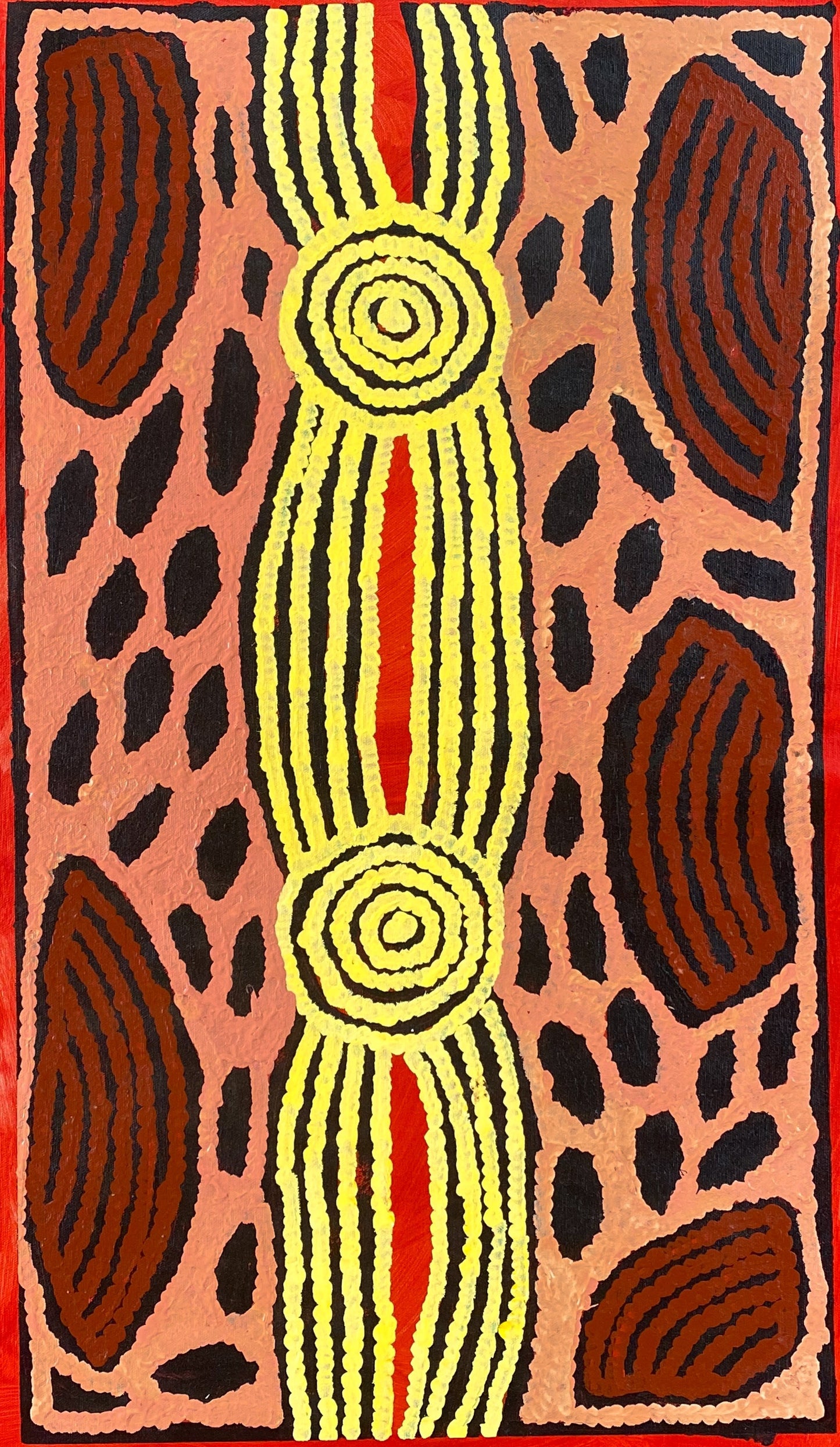 Ningura Naparrula Gibson + Pintupi + Indigenous Art + Aboriginal Art + Traditional Art + Australian Art + Iconography + Symbolism + Darwin Based Gallery + Art Story + Art + Painting