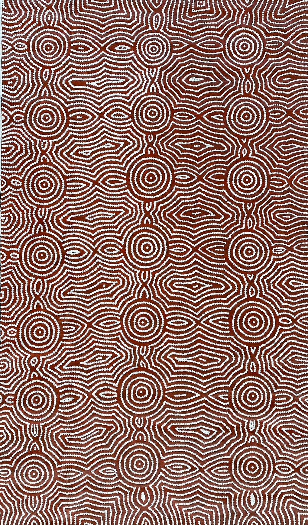 Bambatu Campbell Napanagardi - Women's Ceremony - Traditional Art - Iconography - Symbolism - Pintupi - Female Artist - Altyerre Aboriginal Art - Painting -