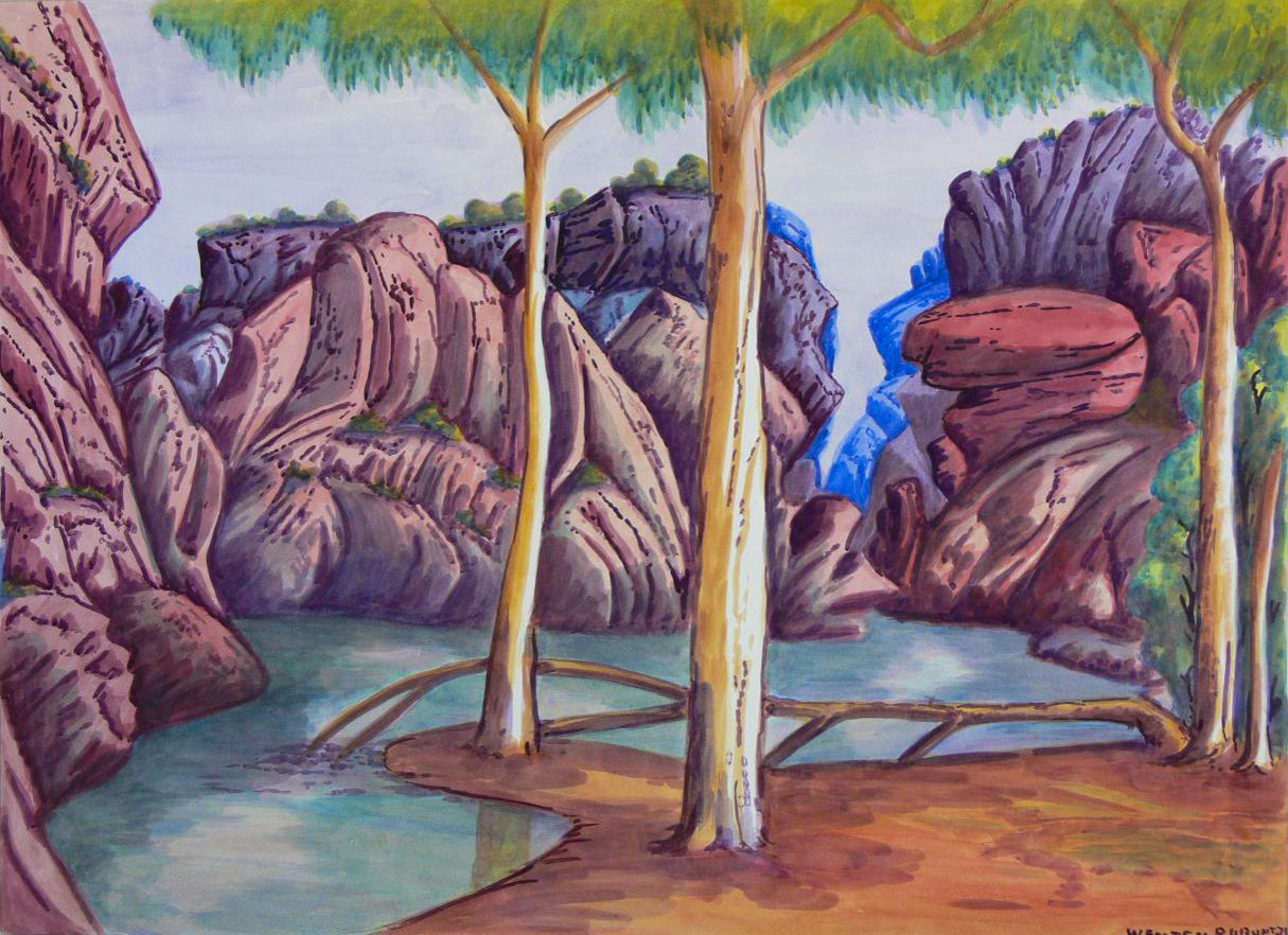 WENTEN RUBUNTJA - Central Australian Landscape