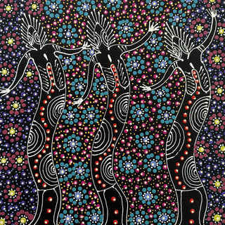 Artwork by COLLEEN WALLACE NUNGARRAYI (NUNGARI)