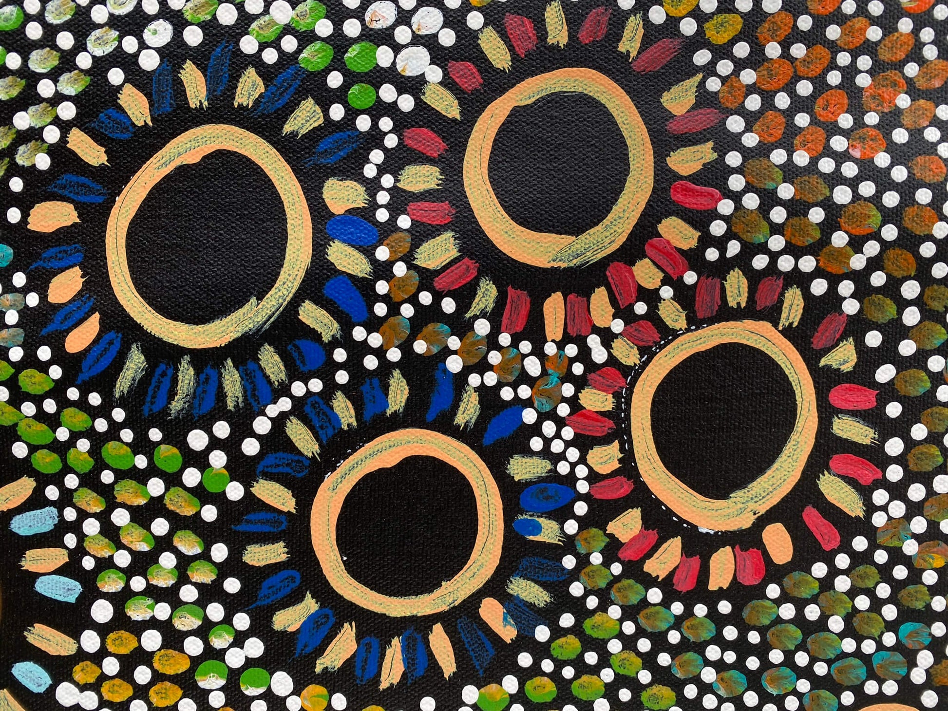 Anna Pitjara Price Petyarre - Indigenous Art - Aboriginal Artwork - Based in Darwin (Australia)