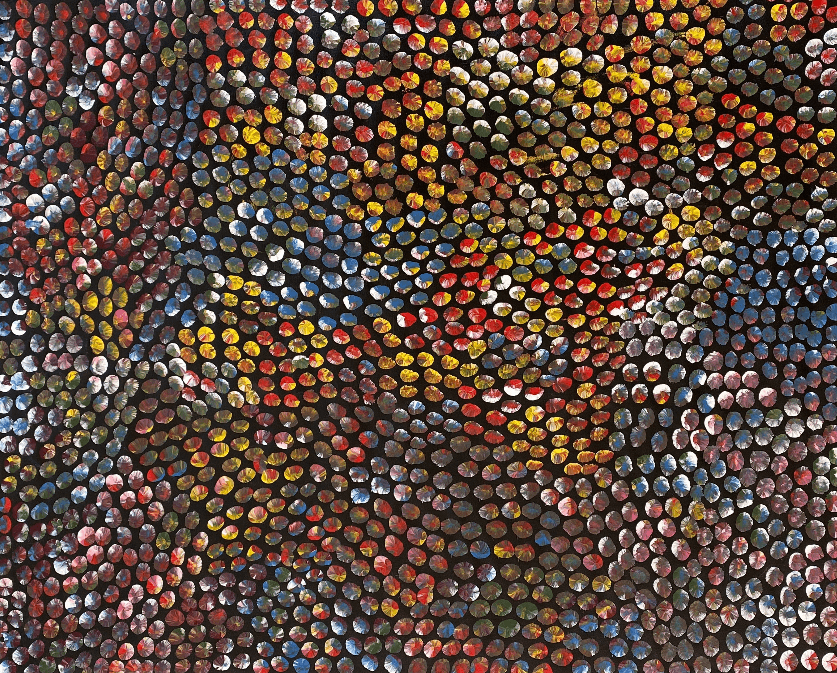 ANNA PITJARA PETYARRE - Yam Seed - Aboriginal Art - Indigenous Artwork - Based in Darwin (Australia) Utopia - Australian Art