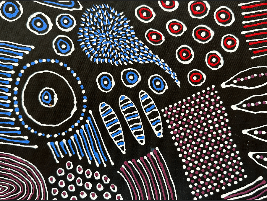 Anna Pitjara Petyarre Utopia Body Paint Design Awelye Womens Ceremony Indigenous Art Aboriginal Art Australian Art Iconography Symbolism Dot art Contemporary Art Traditional Art Based in Darwin (Australia)