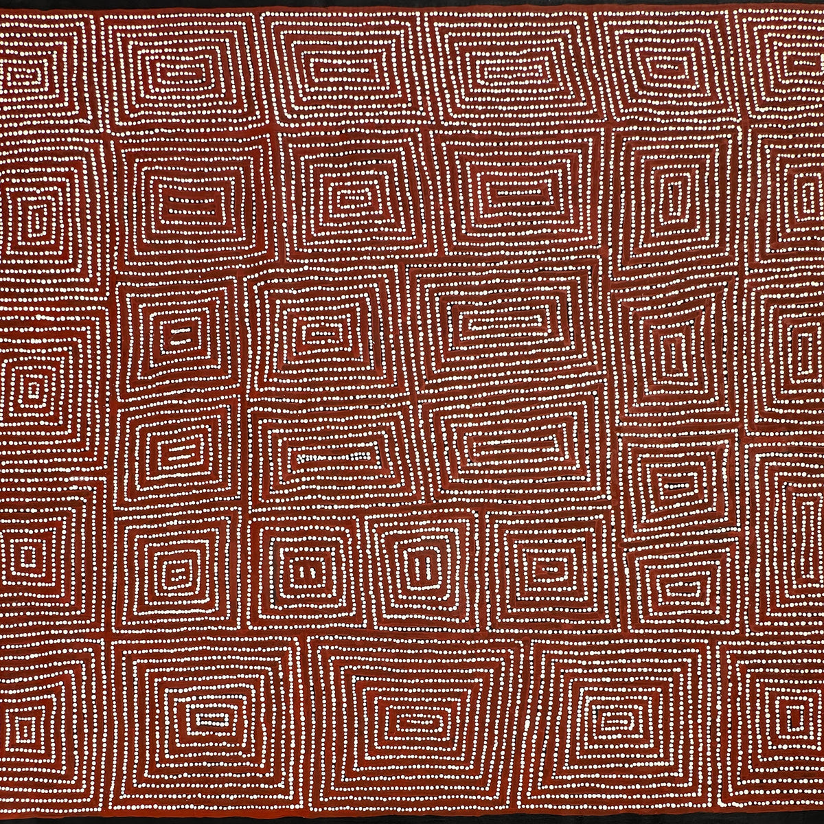 Caroline Ward Nakamarra, Walla Walla, Indigenous art, aboriginal art, austrailan painting, art for sale, painting for sale, altyerre aboriginal art, art gallery, Darwin gallery, dot art, dot painting, Pintupi, Kiwirrkurra, Western Australia, dreaming, interior décor, décor, interior decorating, art collector, western desert art, 