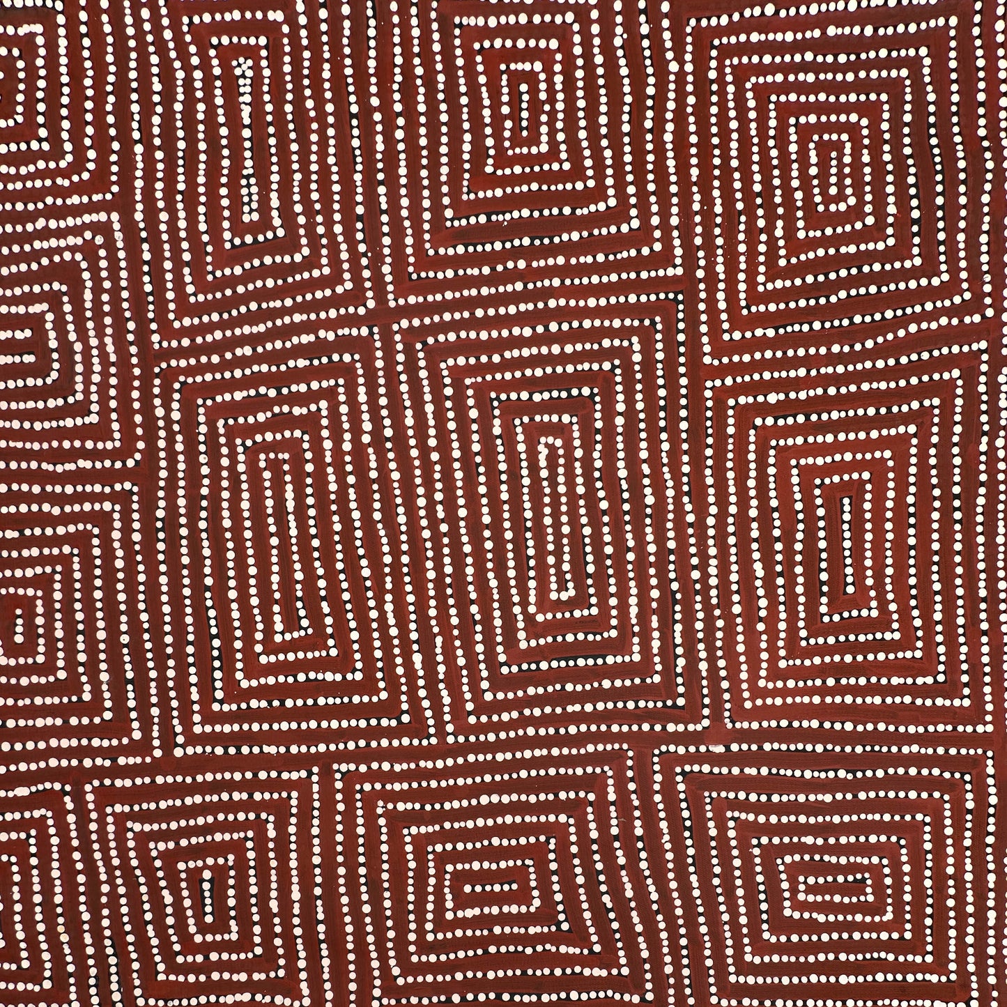 Caroline Ward Nakamarra, Walla Walla, Indigenous art, aboriginal art, austrailan painting, art for sale, painting for sale, altyerre aboriginal art, art gallery, Darwin gallery, dot art, dot painting, Pintupi, Kiwirrkurra, Western Australia, dreaming, interior décor, décor, interior decorating, art collector, western desert art, 