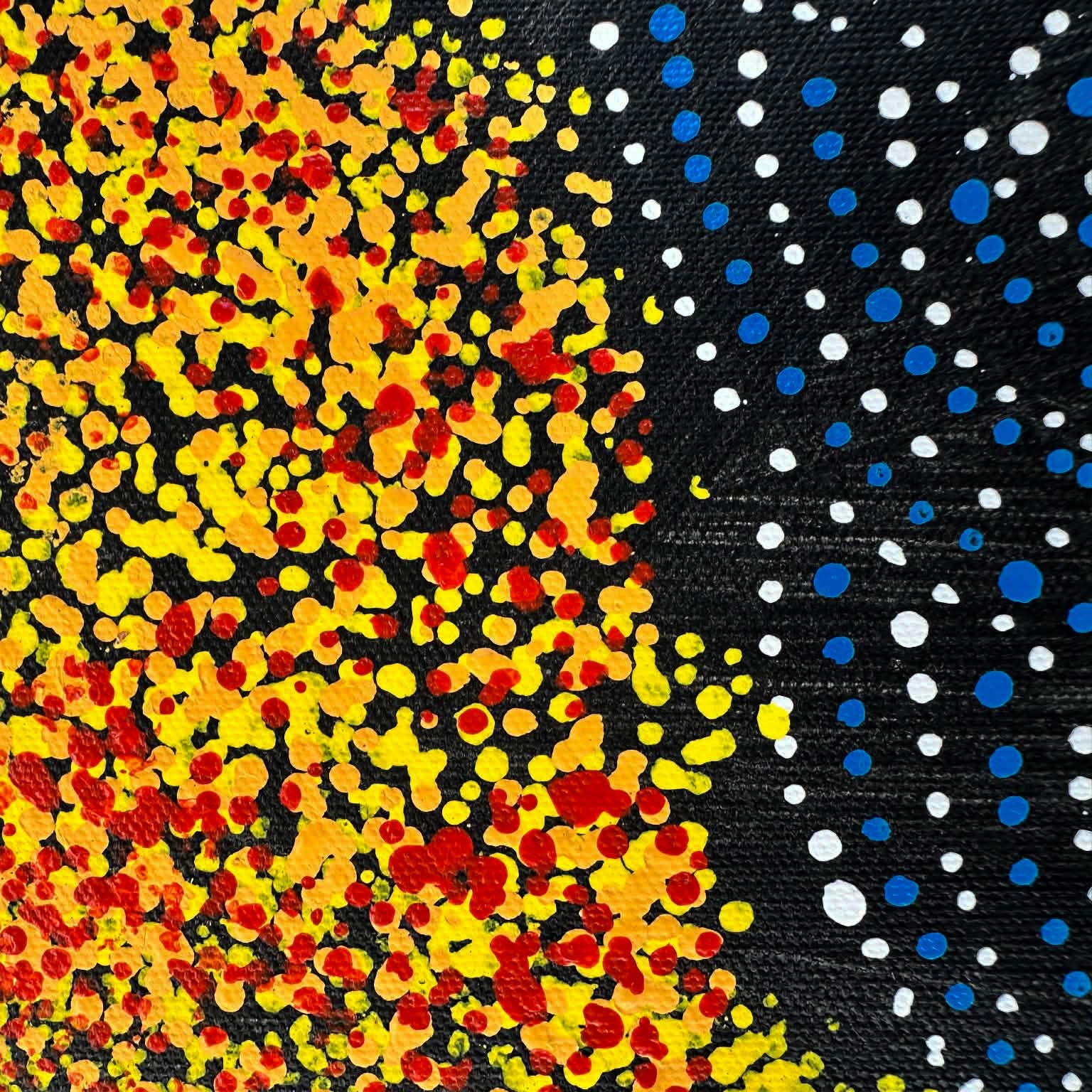 Gracie Morton Pwerle, Pwerl, Indigenous art, Aboriginal art, Australian art, art for sale, painting for sale, art, painting, utopia, dreaming, anwekety, conkerberry, bush plum, famous artist, art collector, altyerre aboriginal art, art gallery, altyerre aboriginal art, interior design, interior decorating, home, home décor, office décor, wall art, art gallery, Darwin gallery, artist, ethical art, original art, direct from the artist, alyawarre, dot art work, dot painting