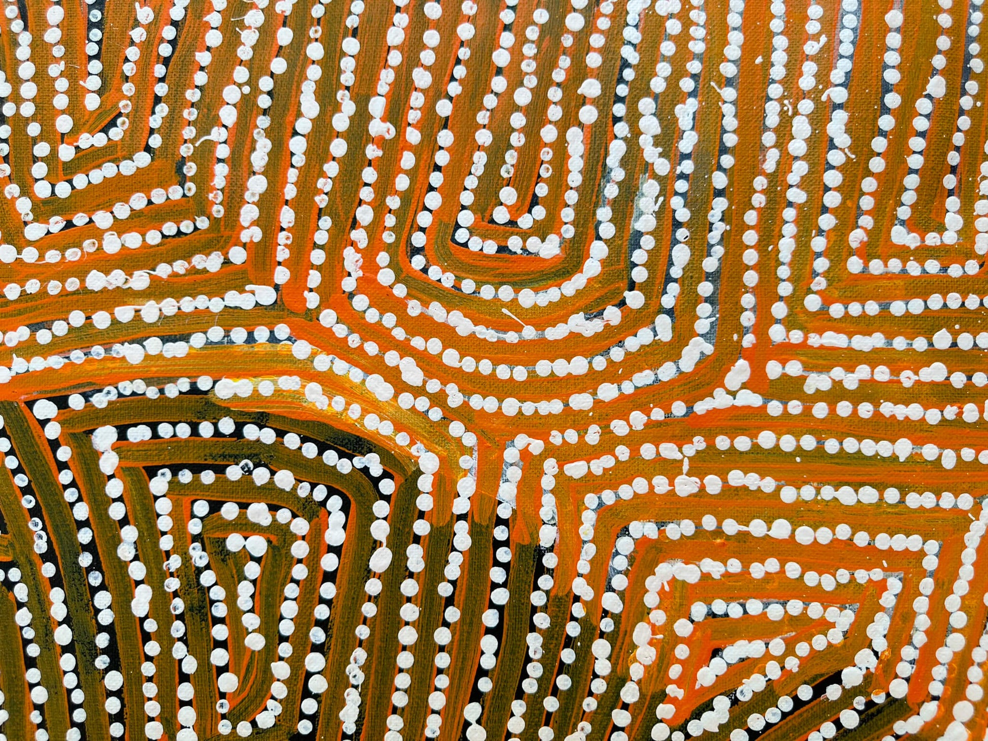 George Ward Tjungaurrayi Tingari Western Desert Male Artist Indigenous Art Aboriginal Art Australian Art Dot Art Dot Painting Dreaming Ancestors