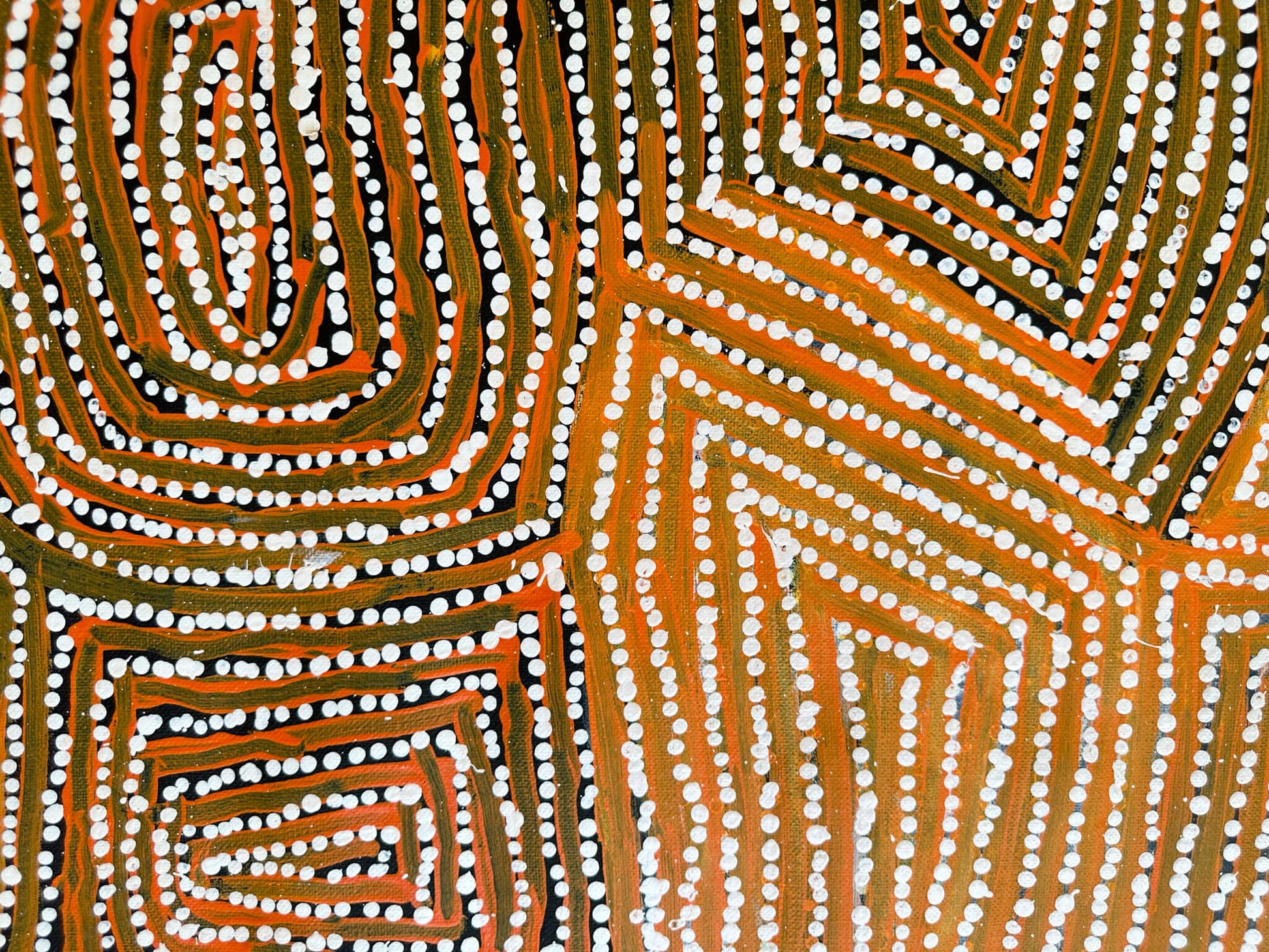 George Ward Tjungaurrayi Tingari Western Desert Male Artist Indigenous Art Aboriginal Art Australian Art Dot Art Dot Painting Dreaming Ancestors