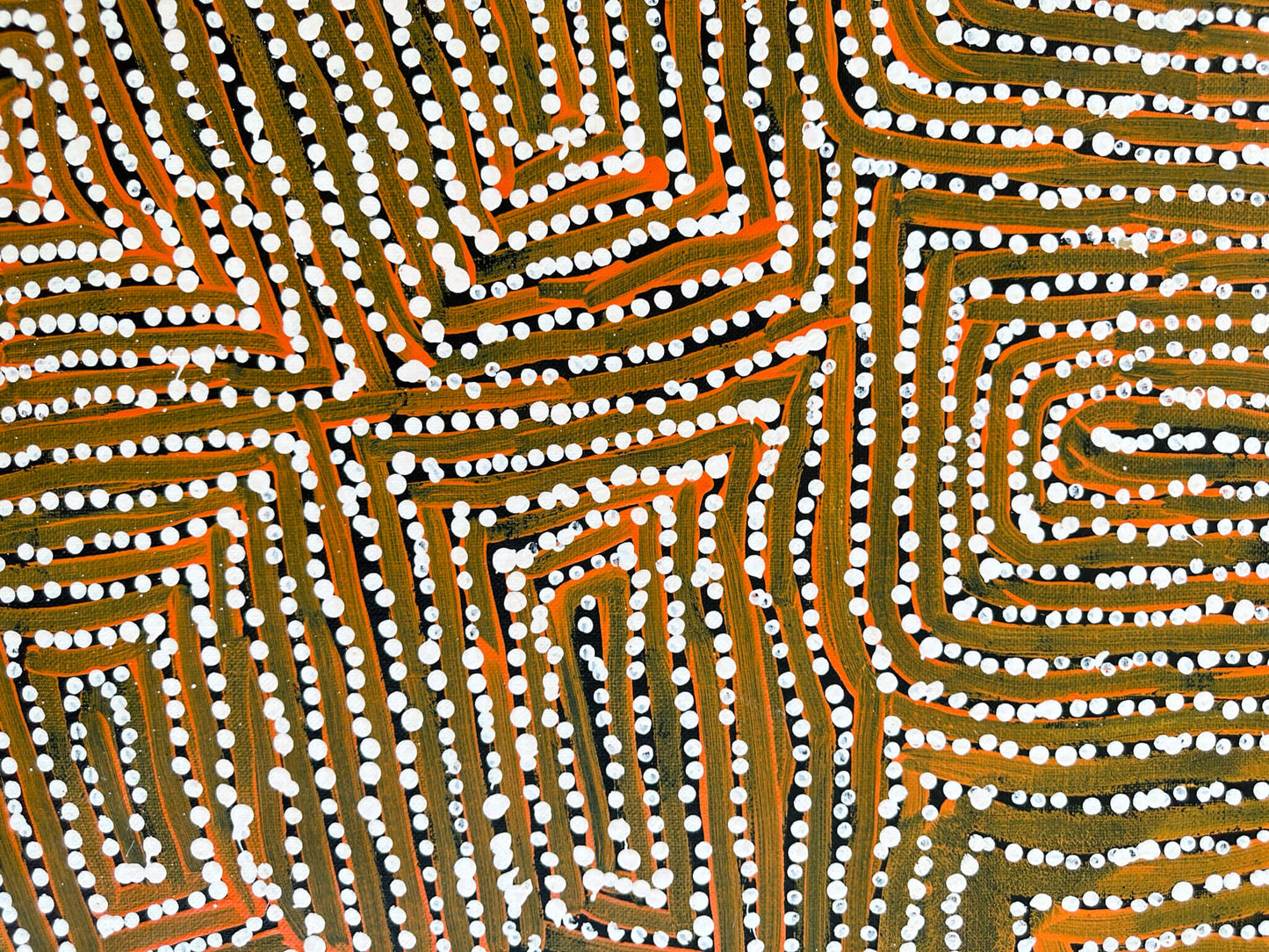 George Ward Tjungaurrayi Tingari Western Desert Male Artist Indigenous Art Aboriginal Art Australian Art Dot Art Dot Painting Dreaming Ancestors