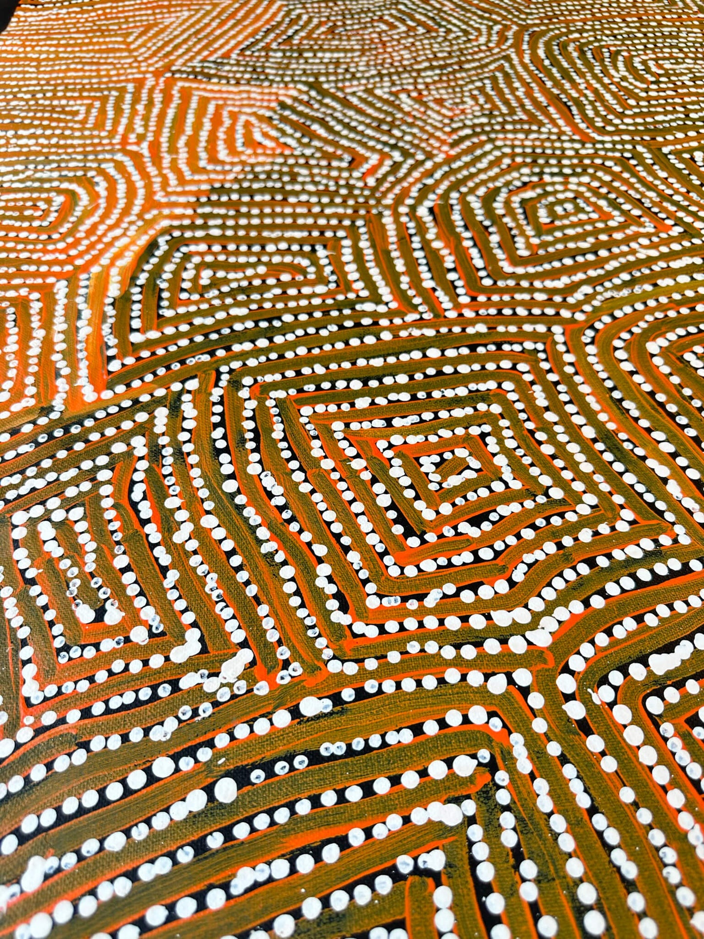 George Ward Tjungaurrayi Tingari Western Desert Male Artist Indigenous Art Aboriginal Art Australian Art Dot Art Dot Painting Dreaming Ancestors