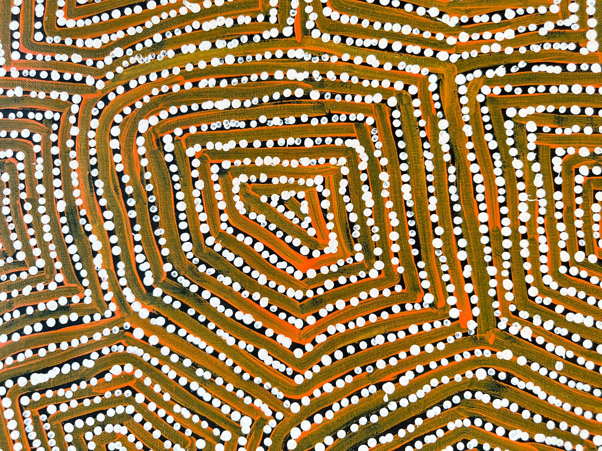 George Ward Tjungaurrayi Tingari Western Desert Male Artist Indigenous Art Aboriginal Art Australian Art Dot Art Dot Painting Dreaming Ancestors